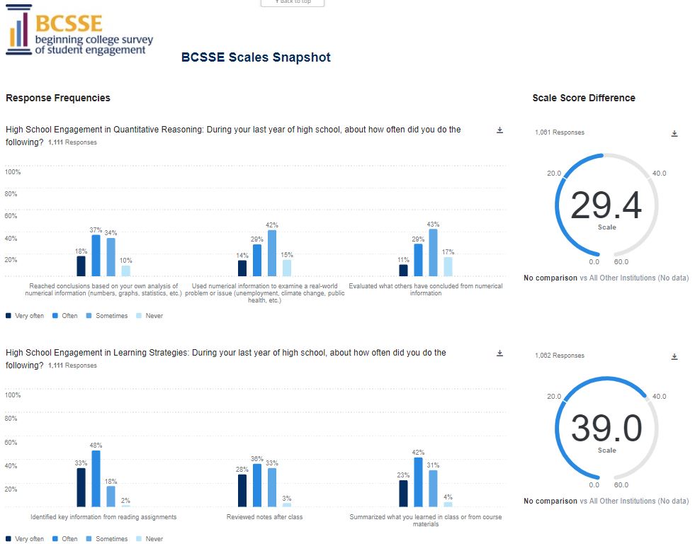 BCSSE report
